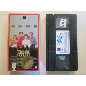 TORCH SONG TRILOGY ANNE BANCROFT MATTHEW BRODERICK 1989 80's VHS